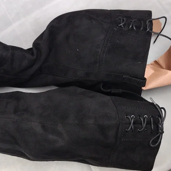 Torrid Charcoal Heeled Boots - Picture 6 of 8